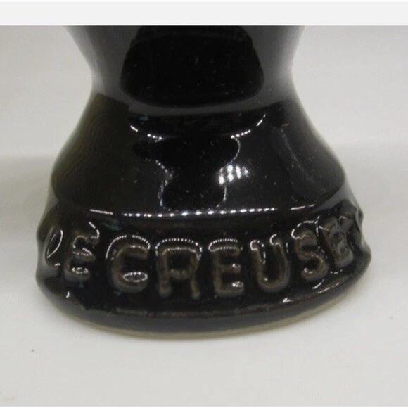 LE CREUSET BAKING PIE BIRD Funnel Marseille Black BRAND NEW In BOX - Picture 4 of 8